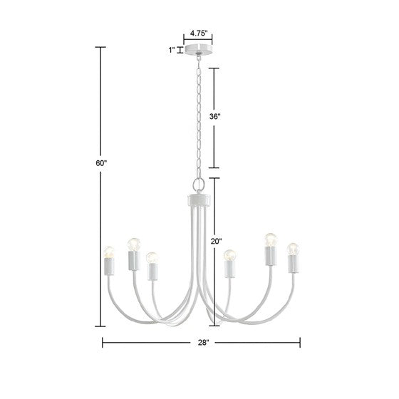 Ellie Metal Chandelier