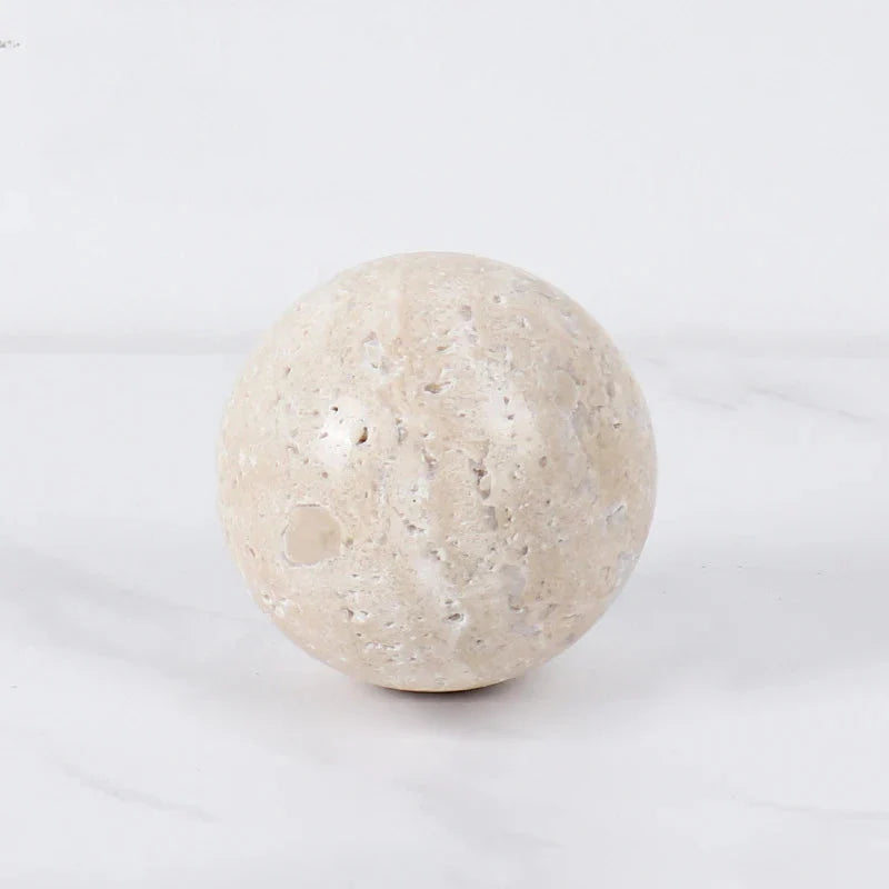 Elysian Minimalist Stone Sculptures Medium Ball