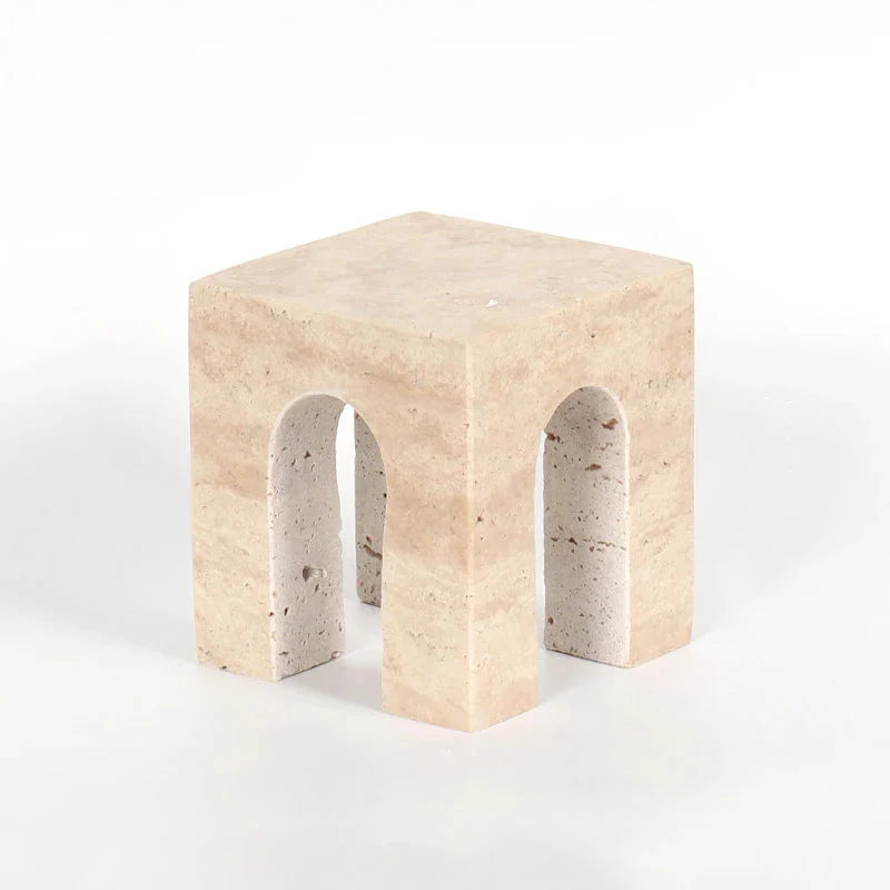 Elysian Minimalist Stone Sculptures Slit Cube