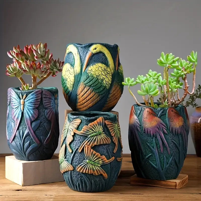Enchanted Garden Artisan Planters