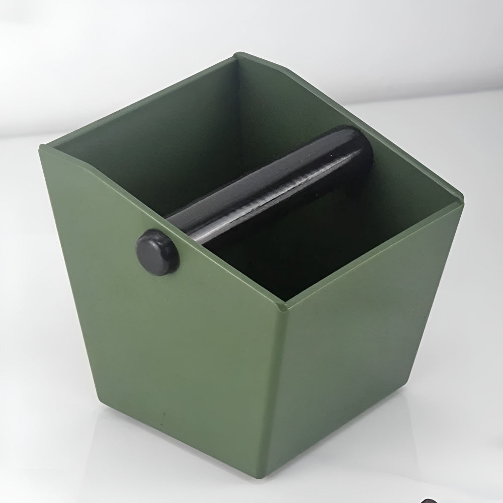 Espresso Coffee Grind Knock Box Forest Green