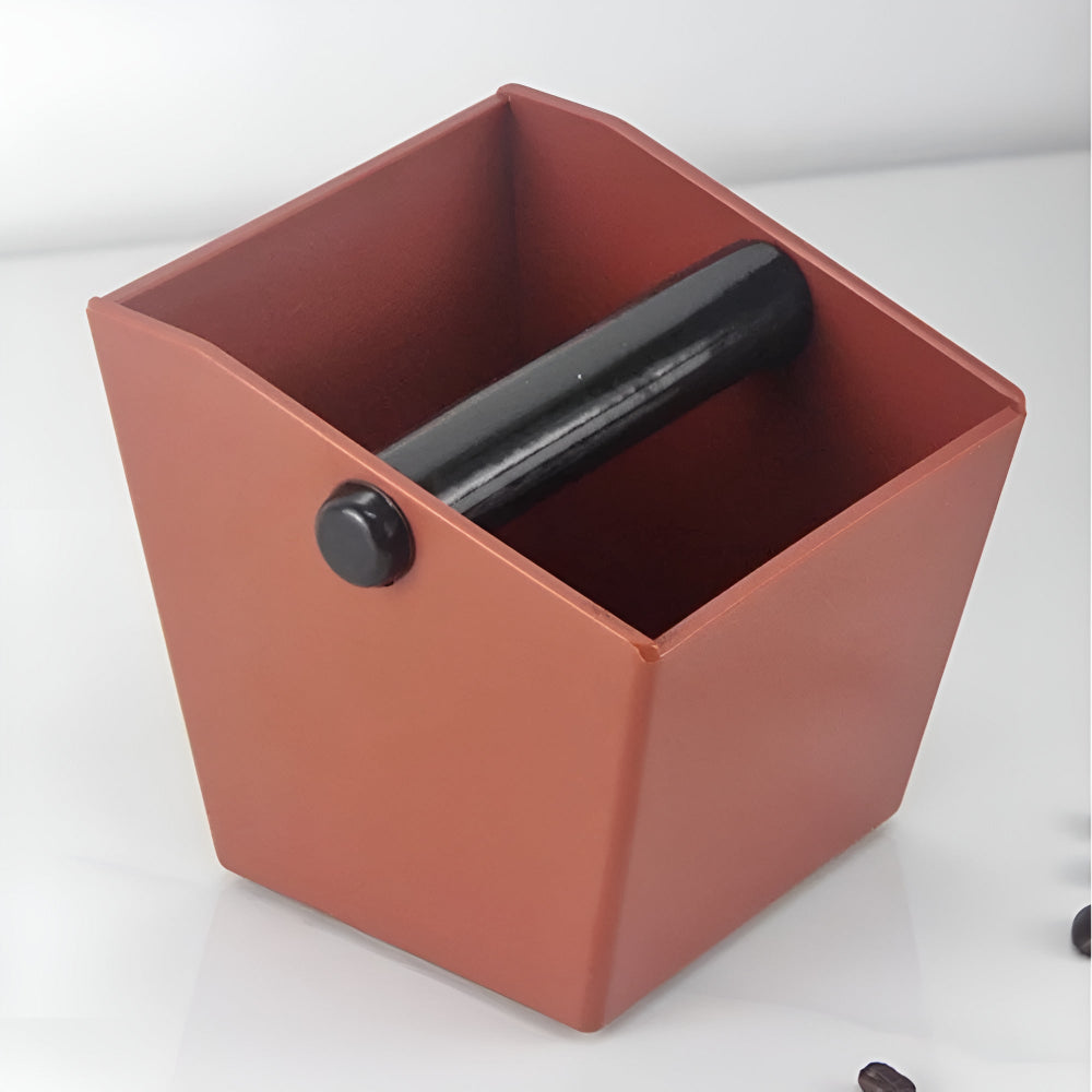 Espresso Coffee Grind Knock Box Clay Brown