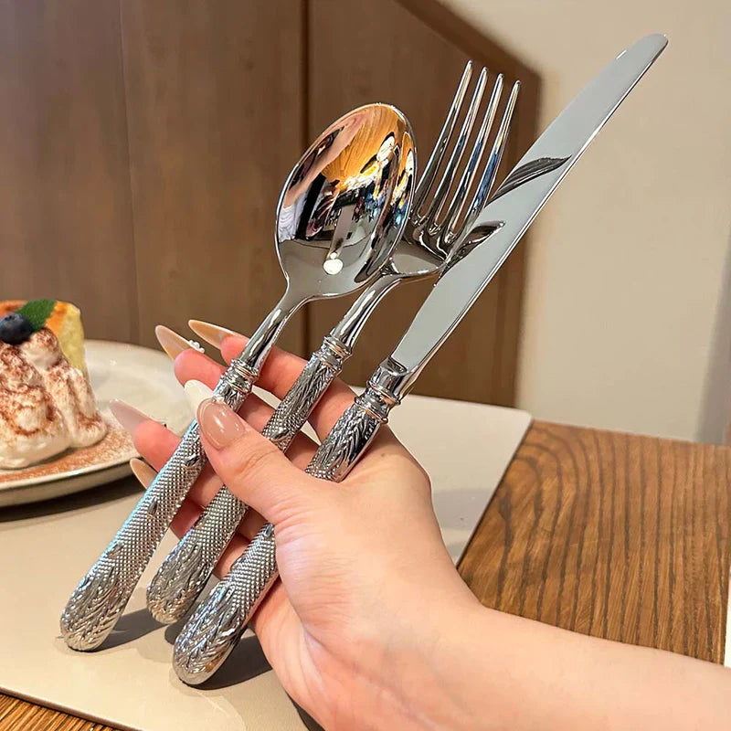 Valemont Baroque Silverware Set
