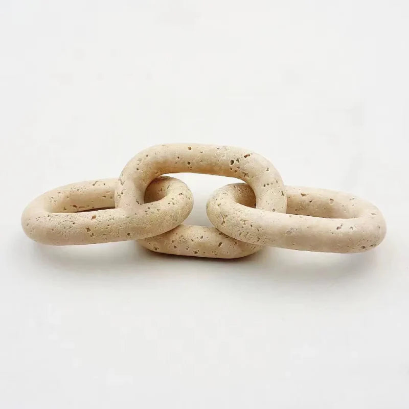 Ethereal Handcrafted Stone Chain Links
