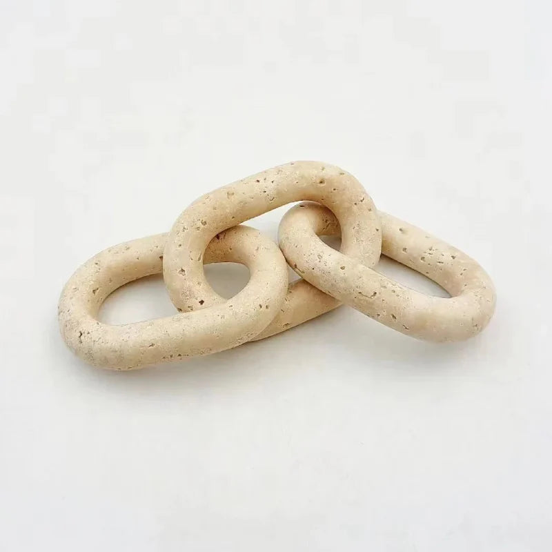 Ethereal Handcrafted Stone Chain Links