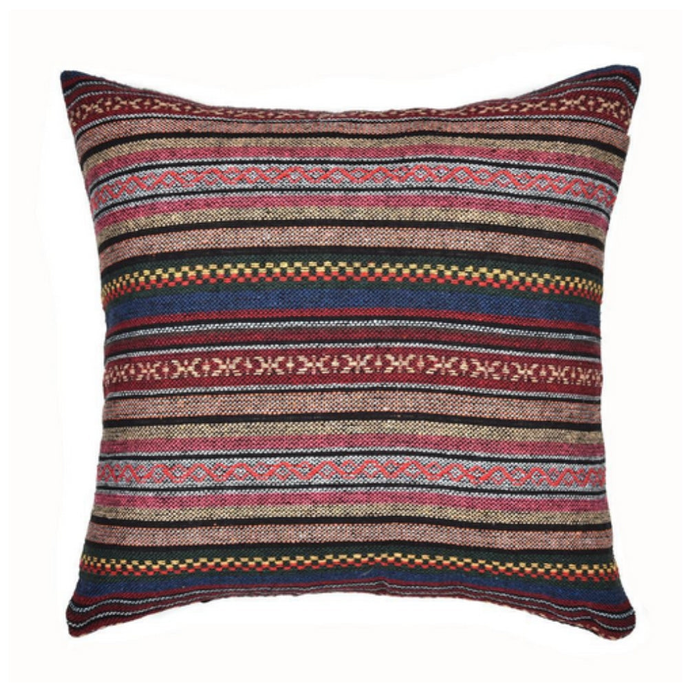 Ethnic Bohemian Geometric Cushion Cover Rustic Stripe