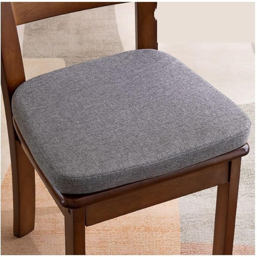 Lunari Tufted Chair Cushion Iron Weave