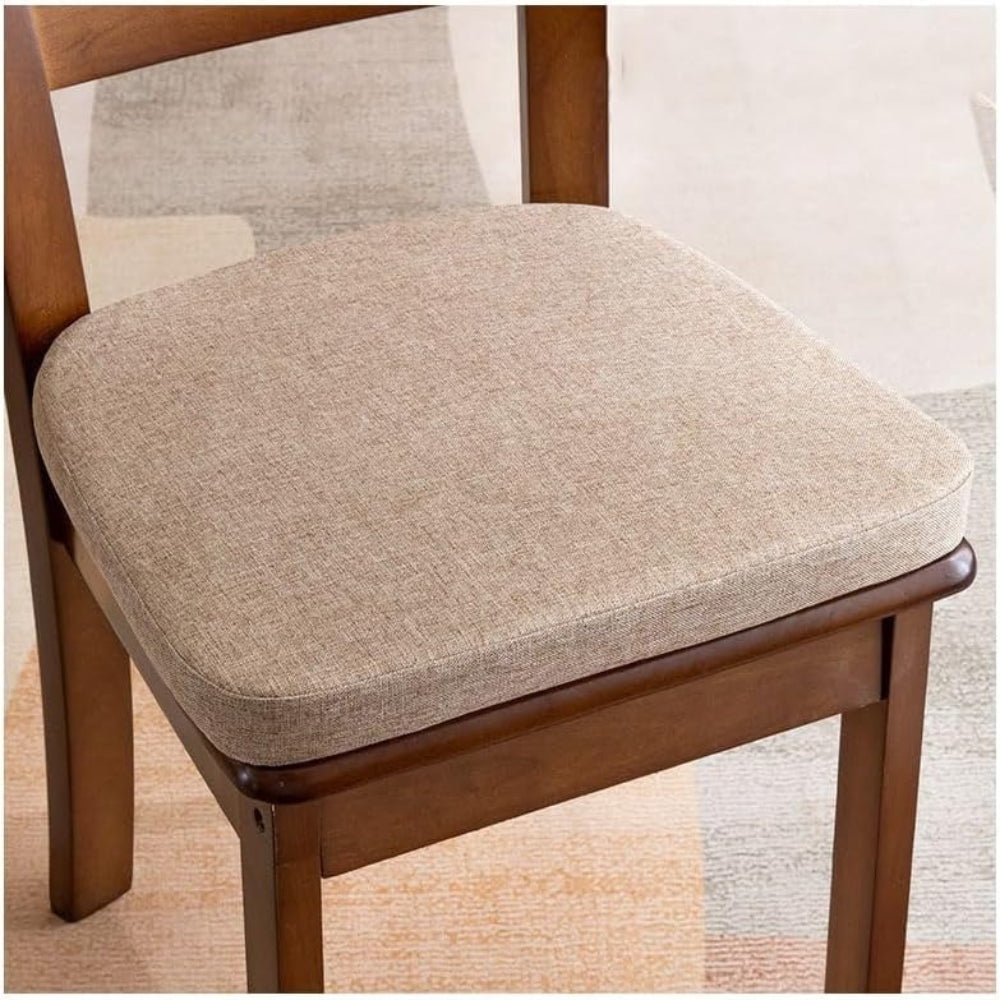 Lunari Tufted Chair Cushion Sand Weave