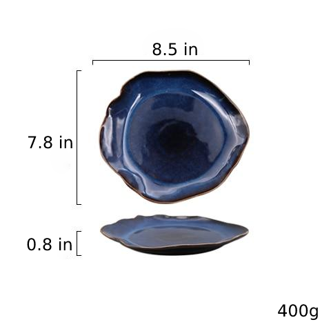 Evil Eye Blue Porcelain Decorative Plates 8 inch Plate