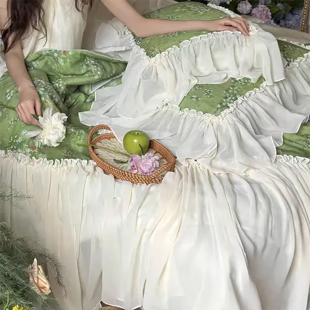 Fairy Spring Floral Comforter Set