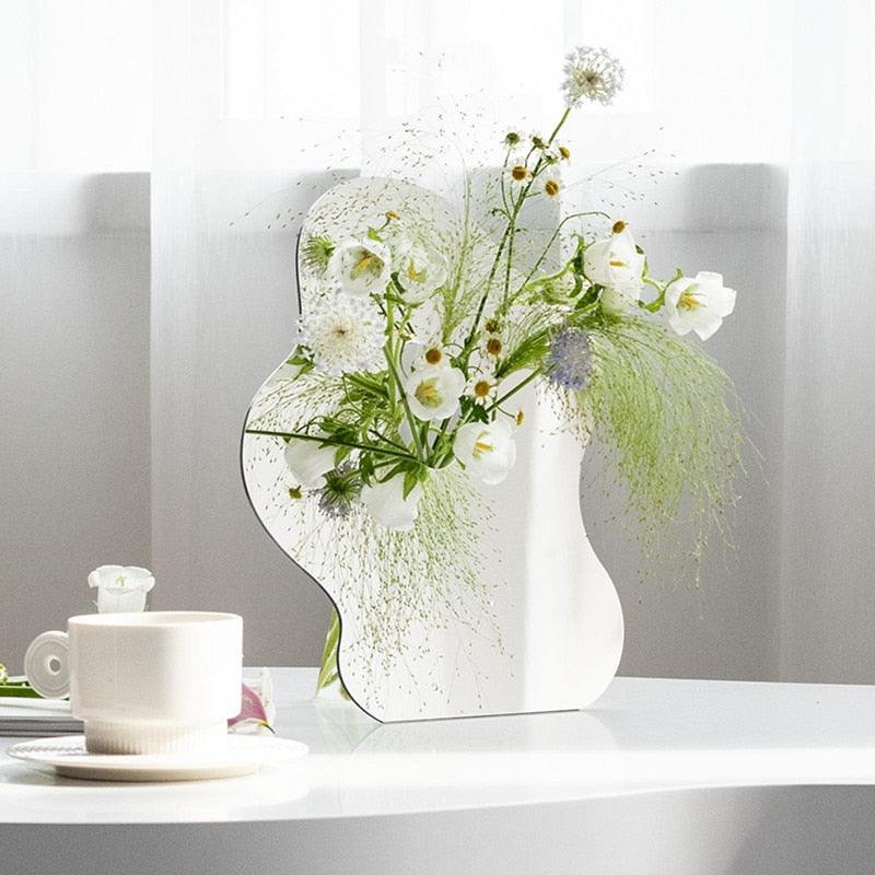 Fantasy Mirror Acrylic Vase and Desktop Organizer
