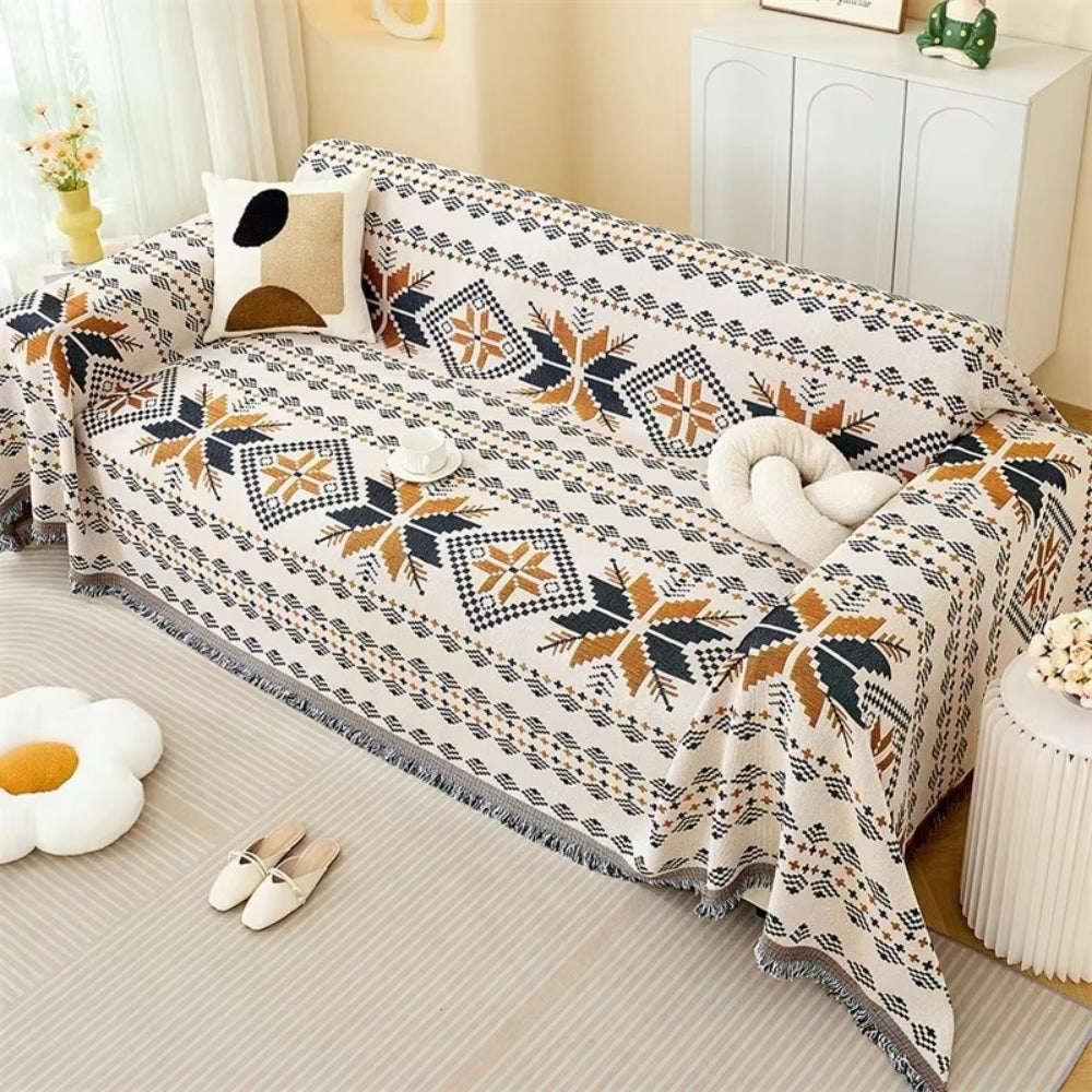Fiesta Woven Sofa Cover Desert Mirage
