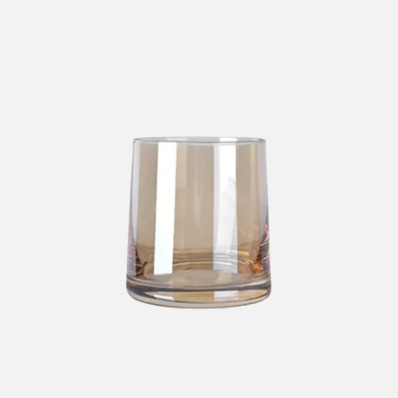 Fine Crystal Drinkware Cup Amber