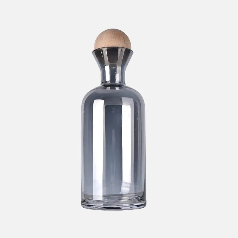 Fine Crystal Drinkware Carafe Smoke