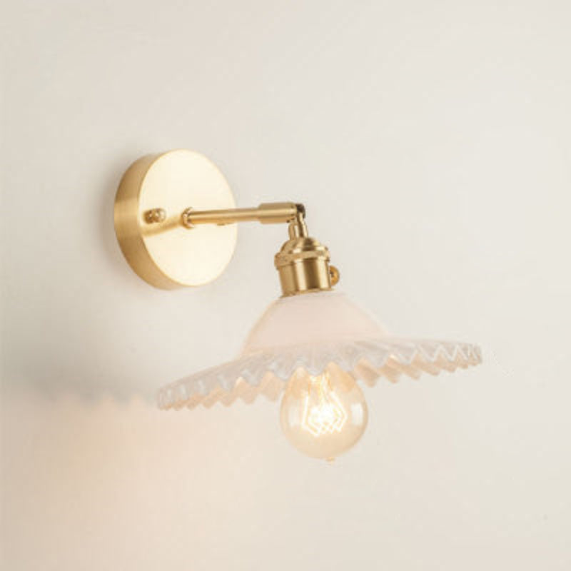 Fiona Vintage Glass LED Wall Sconces