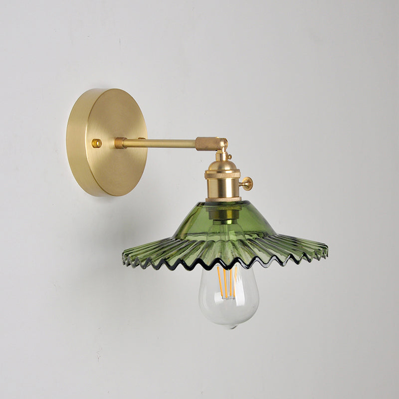 Fiona Vintage Glass LED Wall Sconces