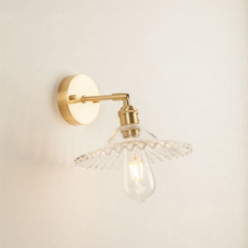 Fiona Vintage Glass LED Wall Sconces