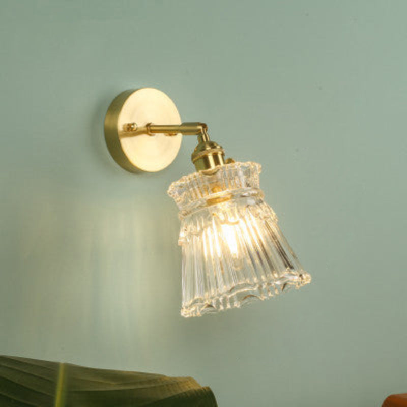 Fiona Vintage Glass LED Wall Sconces
