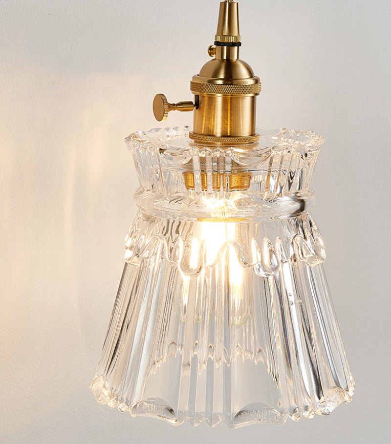 Fiona Vintage Glass LED Wall Sconces