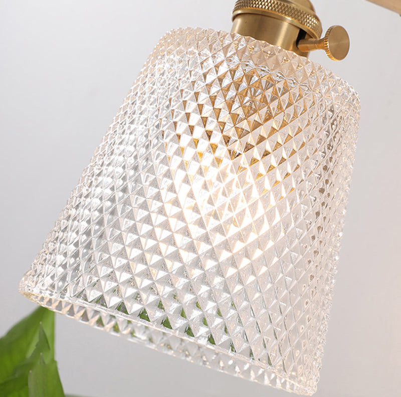 Fiona Vintage Glass LED Wall Sconces