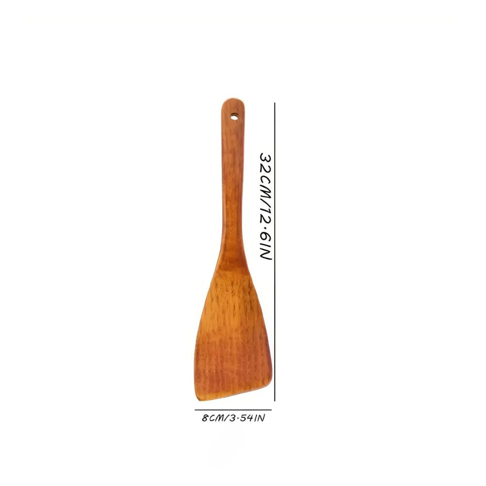 Wooden Kitchen Utensils Flat Spatula