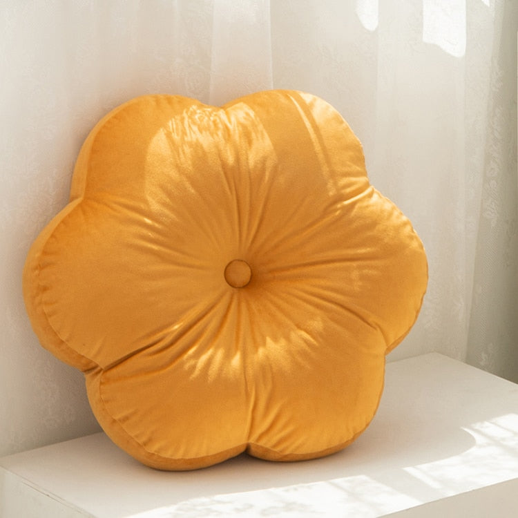 Floral Velvet Cushion Pillow