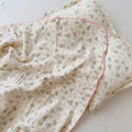 Muslin Toddler Blanket & Pillow Set – Pomegranate Floral