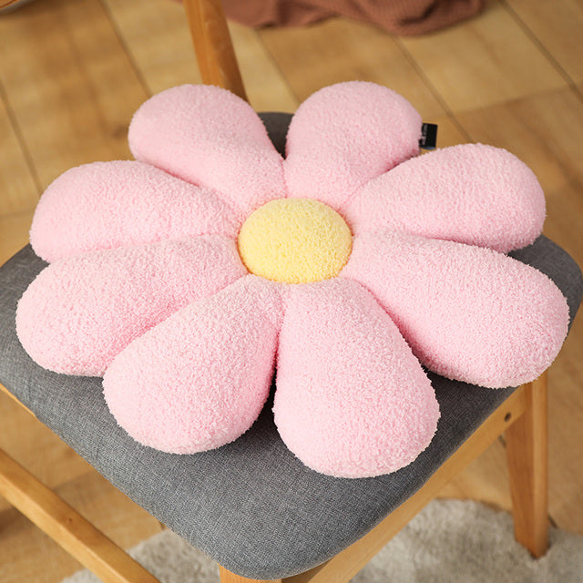 Flower Power Daisy Cushion Pillows Pink