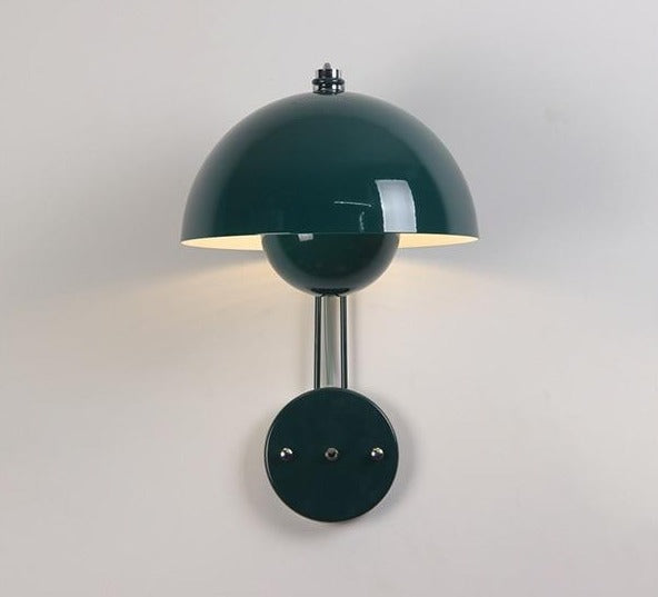 Flowerpot Metal LED Wall Lamp Evergreen