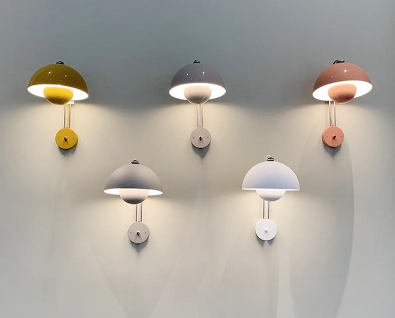 Flowerpot Metal LED Wall Lamp