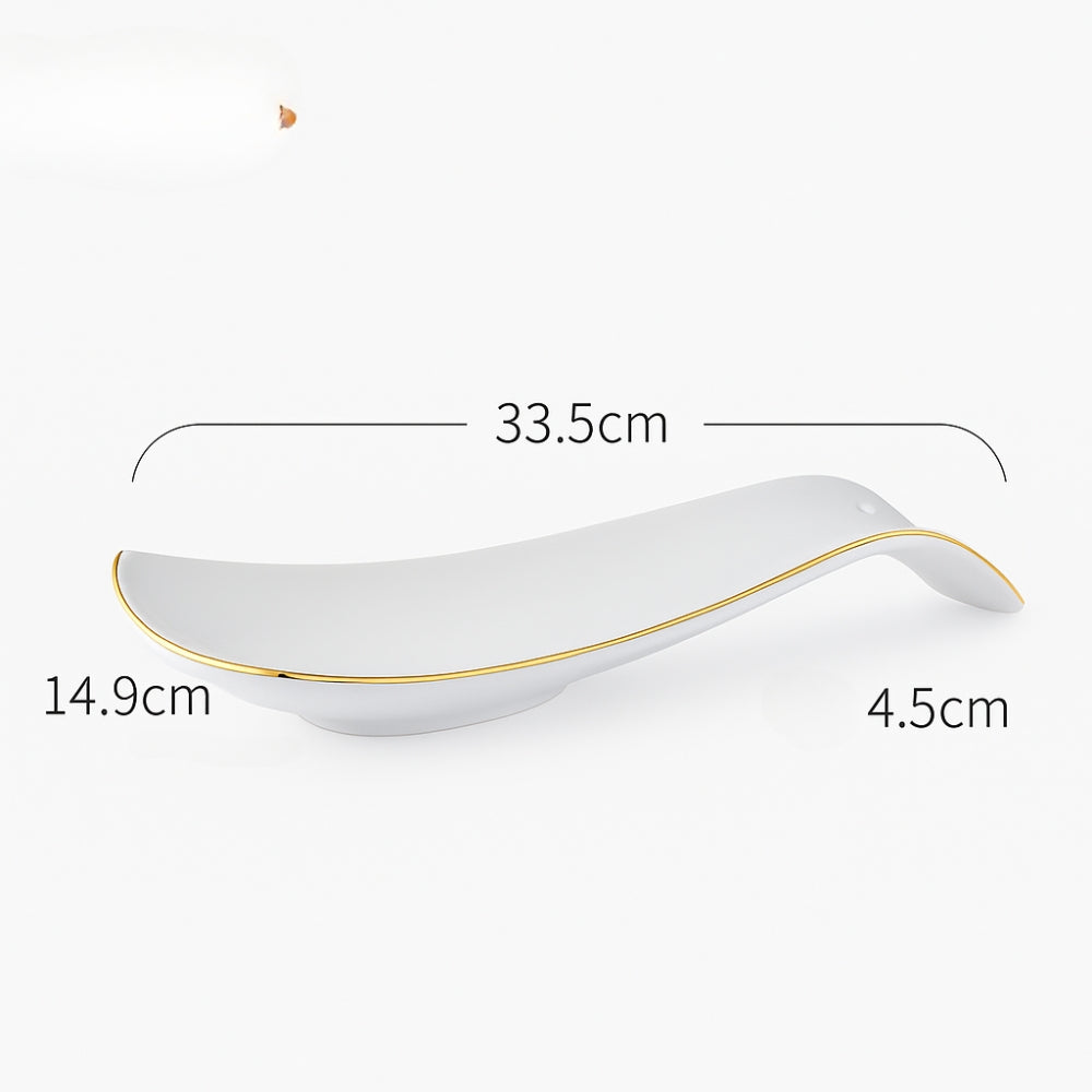 Flowline Ceramic Cooking Spoon Rest Banquet (13 inch)