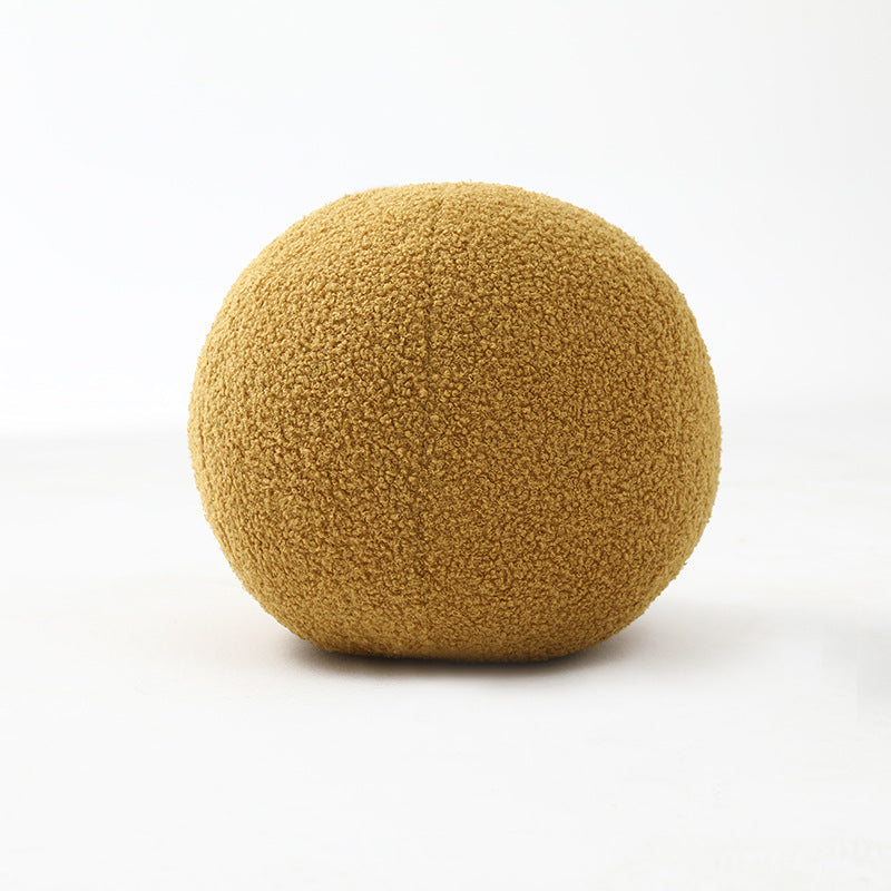 Fly Ball Fleece Cushions Mustard