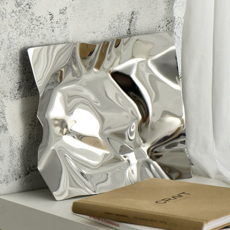 Foil Wrap Whimsical Stainless Steel Tray