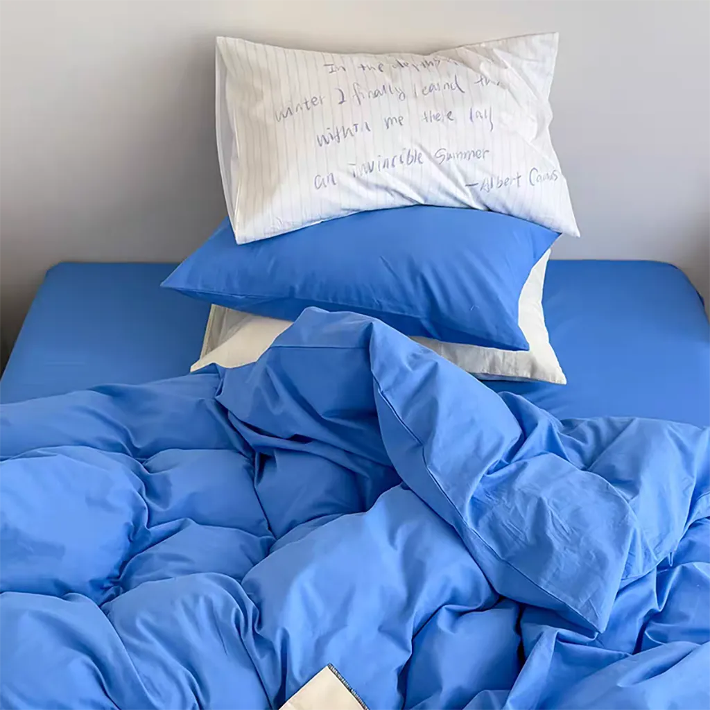 French Blue Duvet Cover