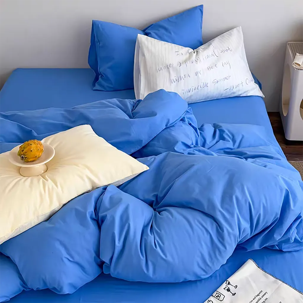 French Blue Duvet Cover