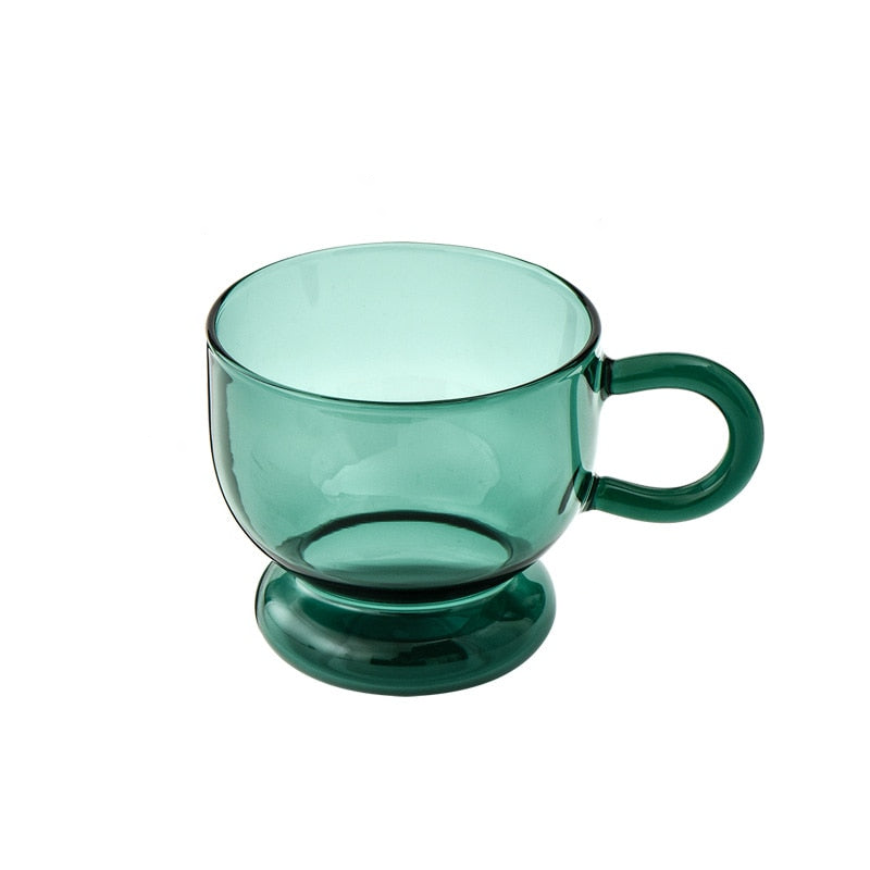 Fruit Loop Glass Cups Jade