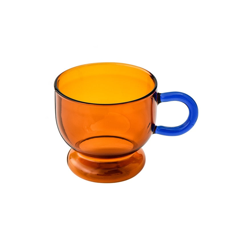 Fruit Loop Glass Cups Brown