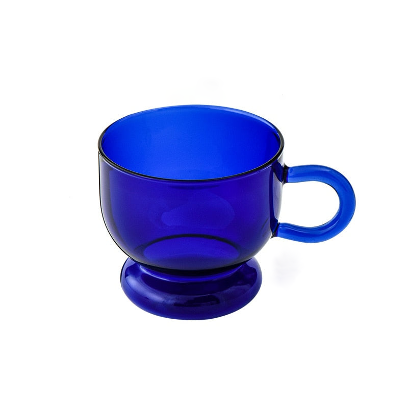Fruit Loop Glass Cups Blue