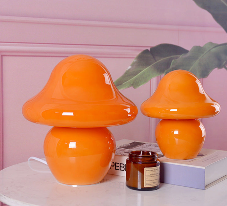 Gala Mushroom Glass LED Table Lamp