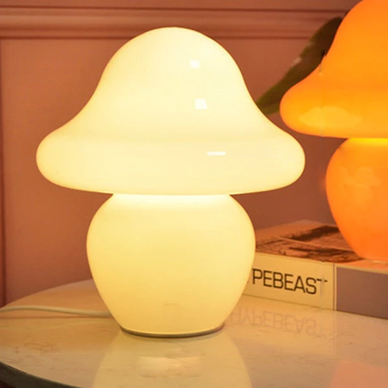 Gala Mushroom Glass LED Table Lamp
