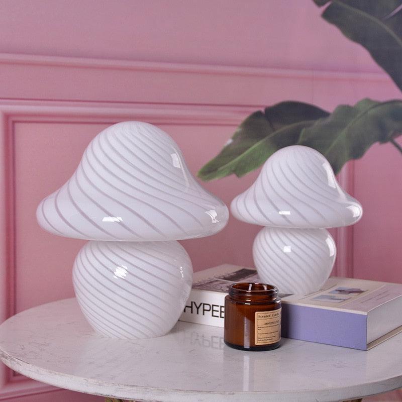Gala Mushroom Glass LED Table Lamp