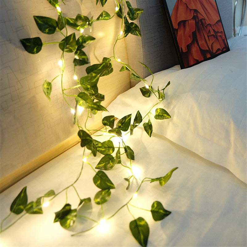 Garden Vine LED String Lights Green Dill
