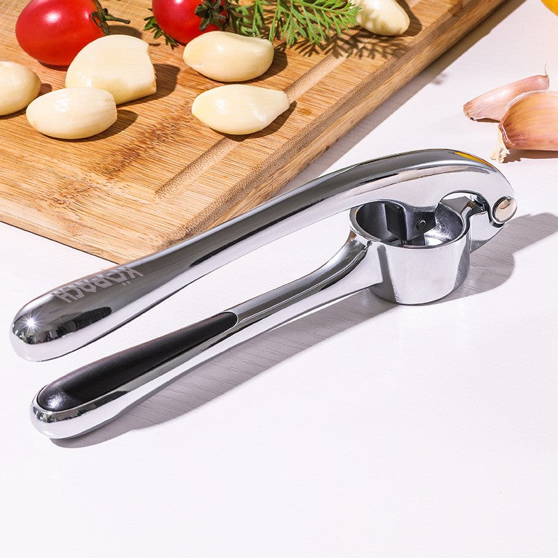 Stainless Steel Garlic Press Crusher