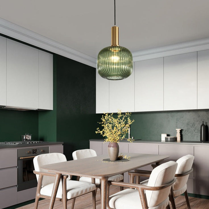 Gema Ripple Glass Pendant Light - Final Sale