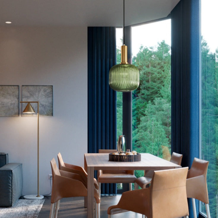 Gema Ripple Glass Pendant Light - Final Sale