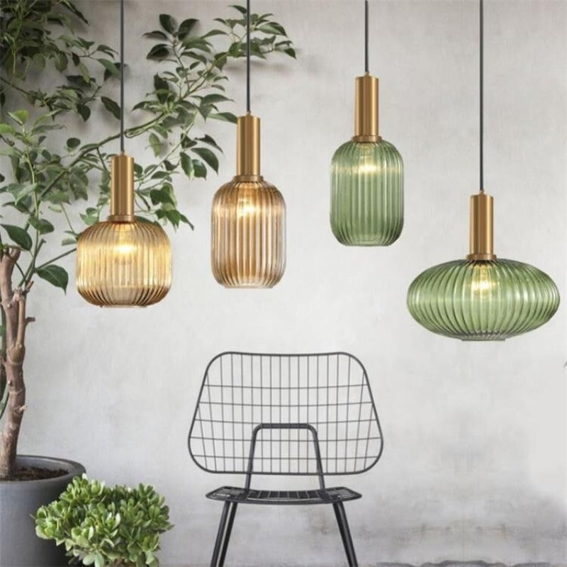 Gema Ripple Glass Pendant Light