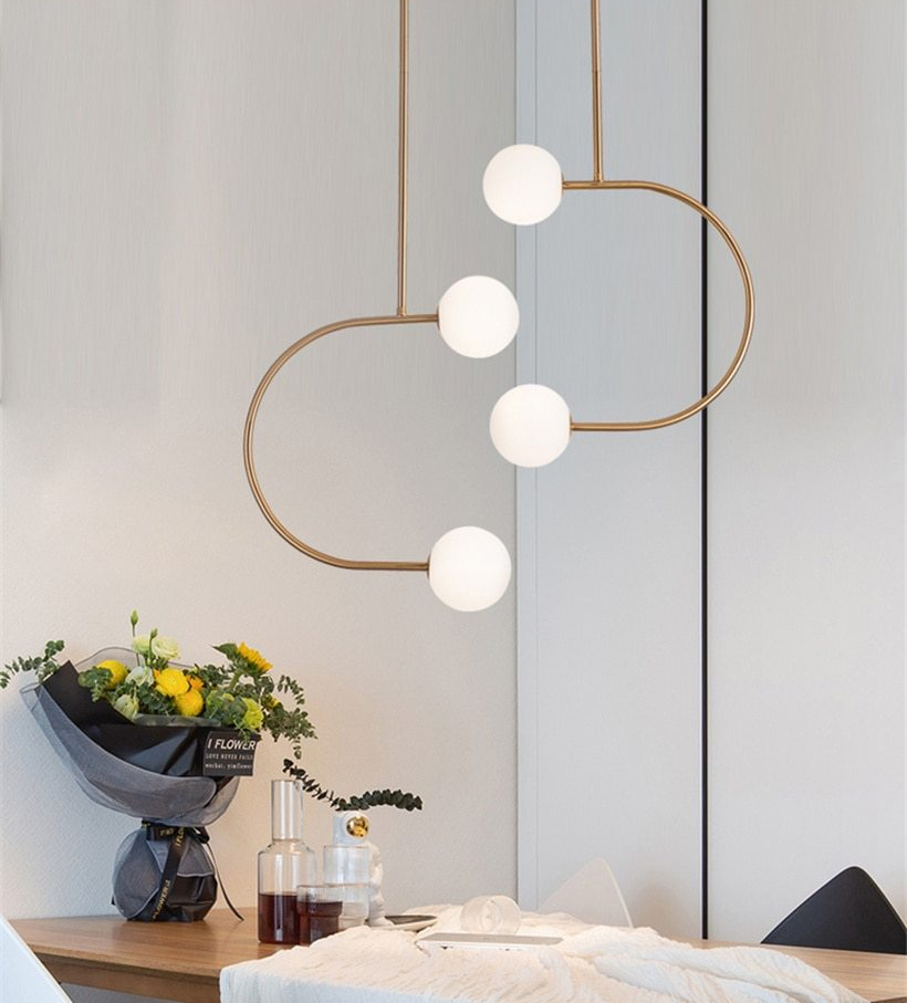 Gemini Brass Pendant Ceiling light