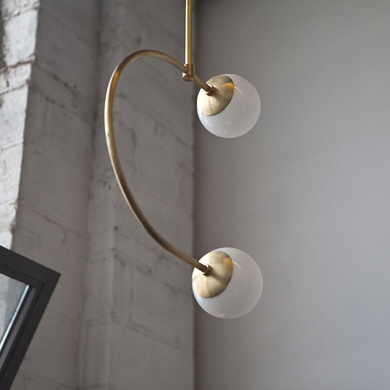 Gemini Brass Pendant Ceiling light