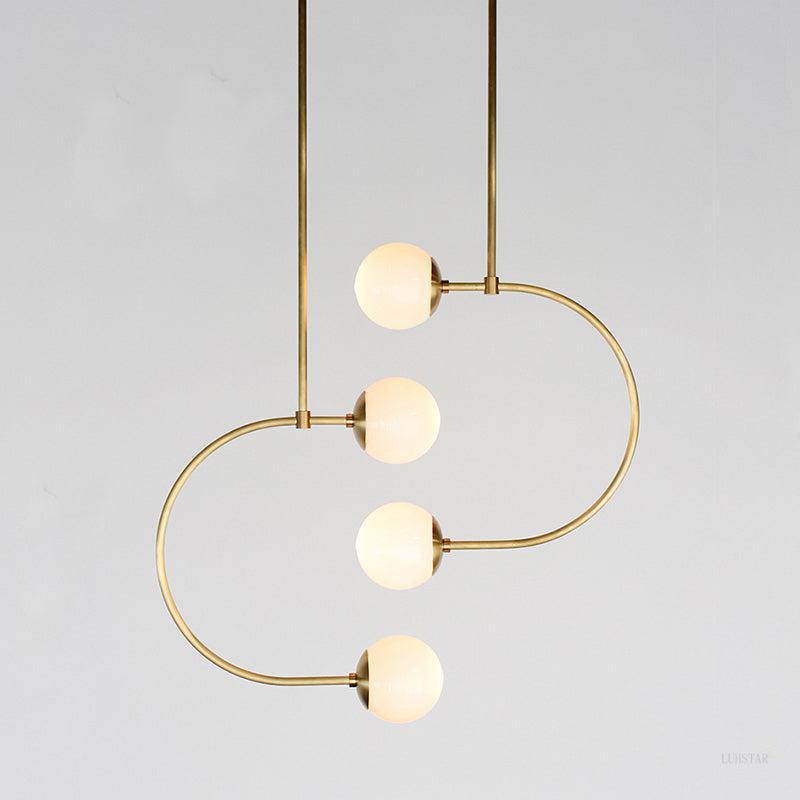 Gemini Brass Pendant Ceiling light