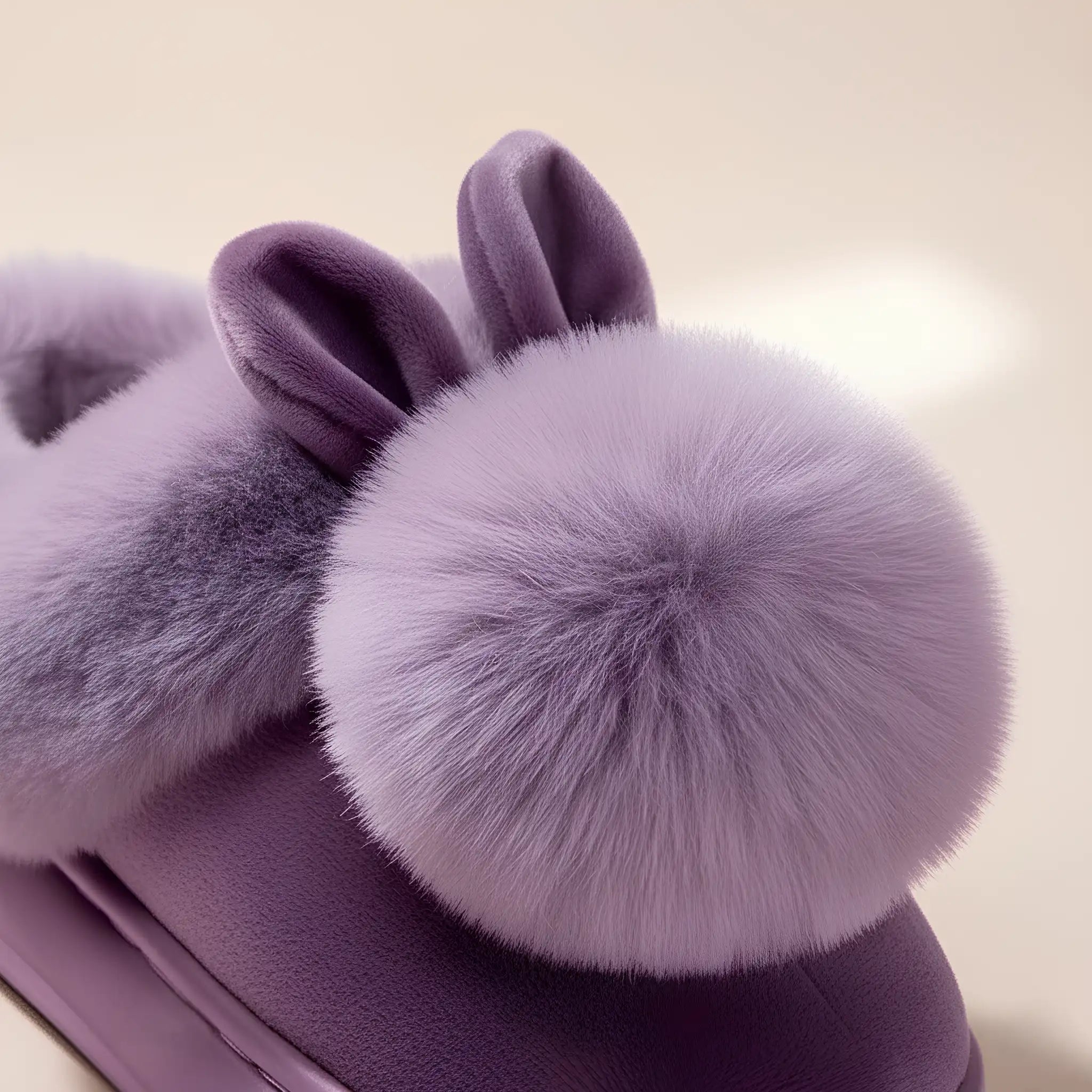 Bunny Plush Slippers - Women's Month Sale
